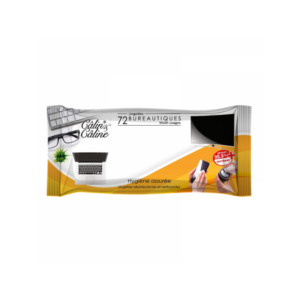 Lingette Désinfectant Hydro Alcoolique Pour Ecran (72 Lingettes)