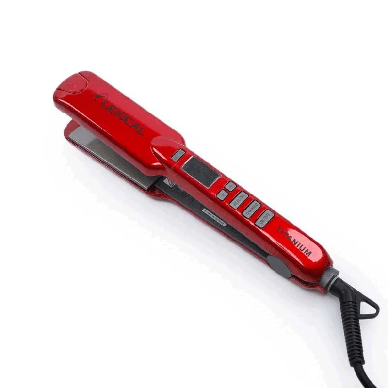 Lisseur De Cheveux Lexical LHS5380 + 2 Huiles De Soin Capillaire - Rouge