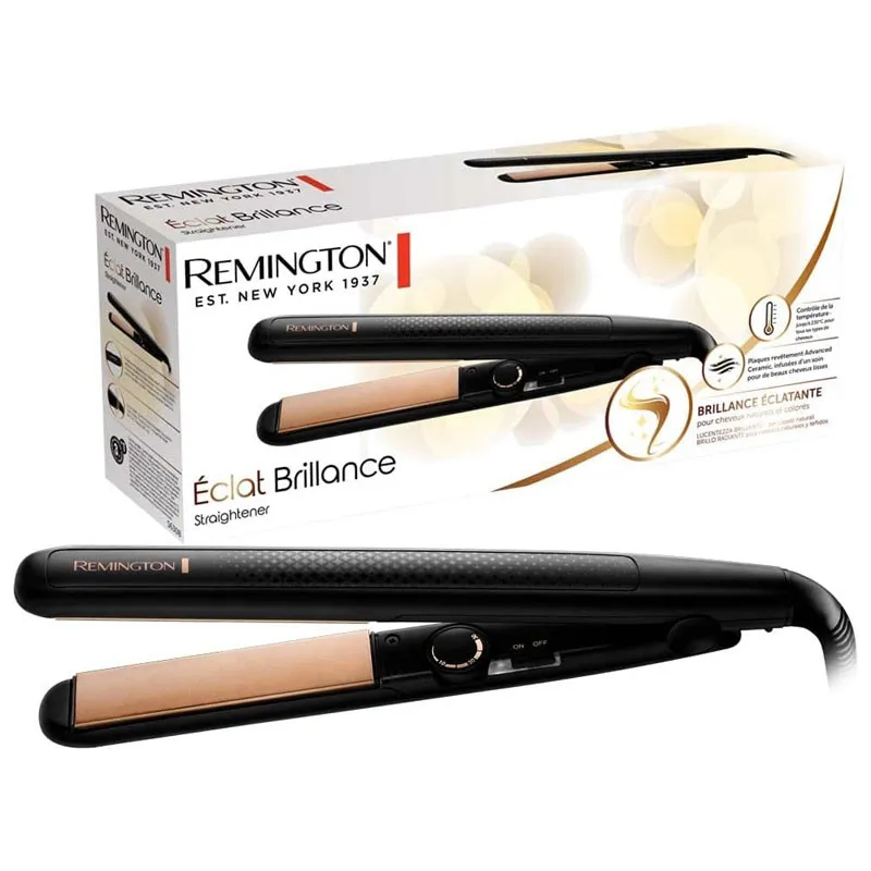 LISSEUR ECLAT BRILLANCE REMINGTON CERAMIQUE 230C Noir