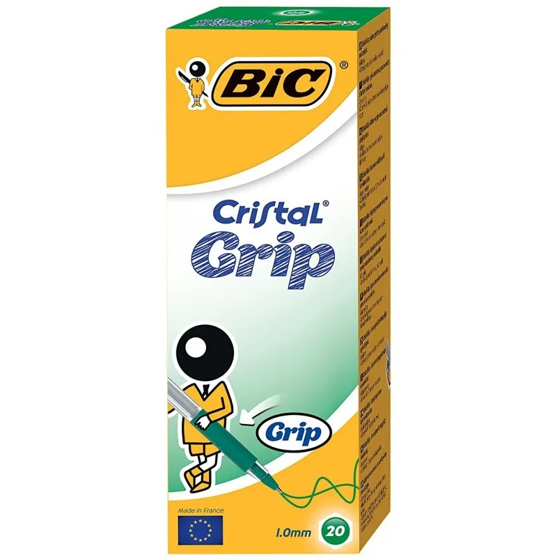 Lot 20 Stylos BIC Cristal Grip / Vert