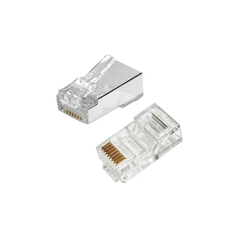 Lot de 100 Connecteurs RJ45 Cat 5 UTP