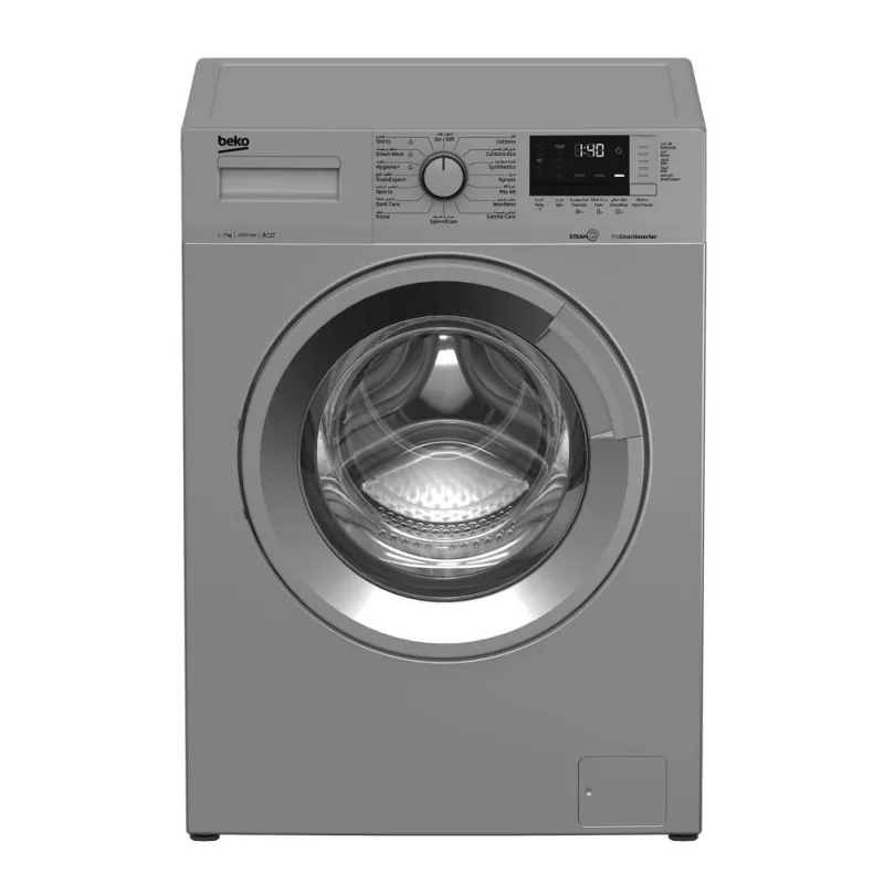 Machine à laver Automatique Pro Inverter Beko 7Kg / 1000trs / Gris