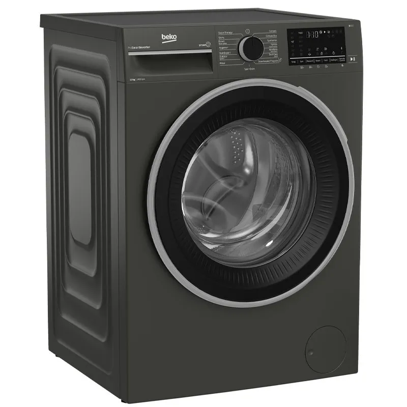 Machine a laver BEKO 12kg SMART INVERTER / Gris Foncé / B3WFT51242MG