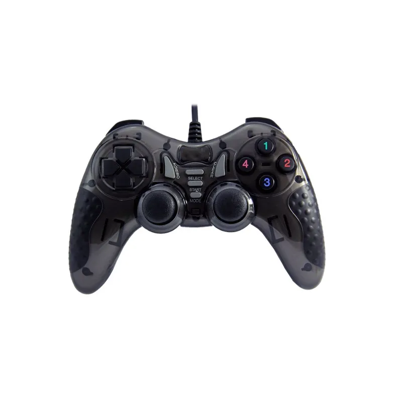 Manette de jeu avec double vibration Macro / Noir