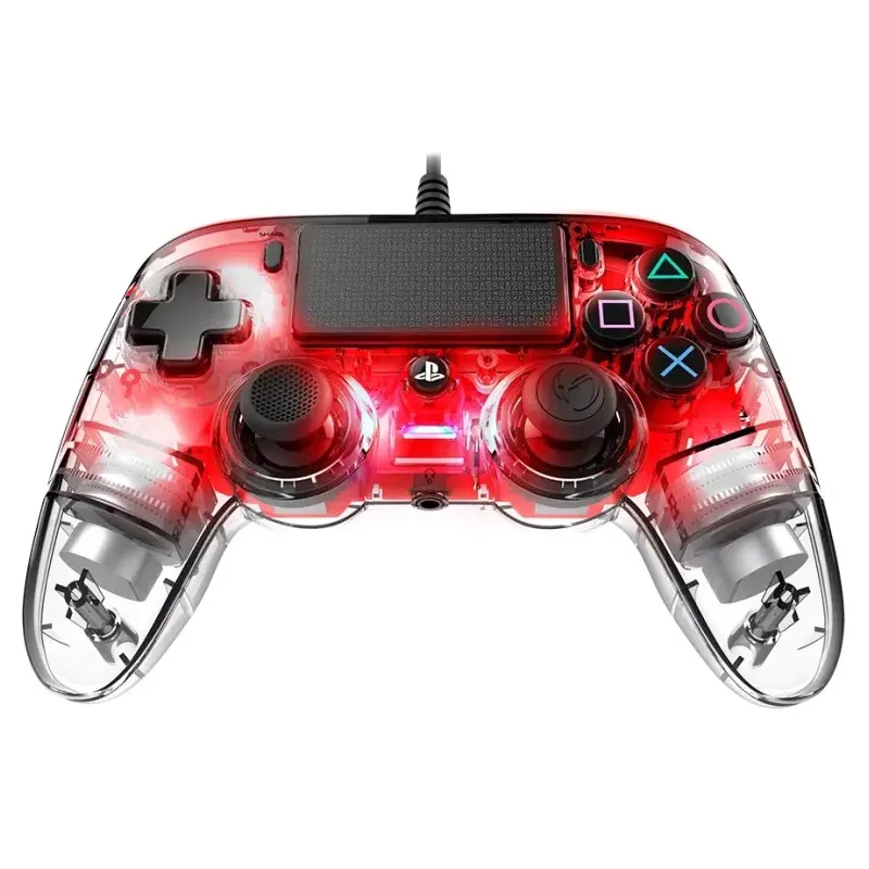 MANETTE DE JEU NACON FILAIRE POUR PS4 / Rouge