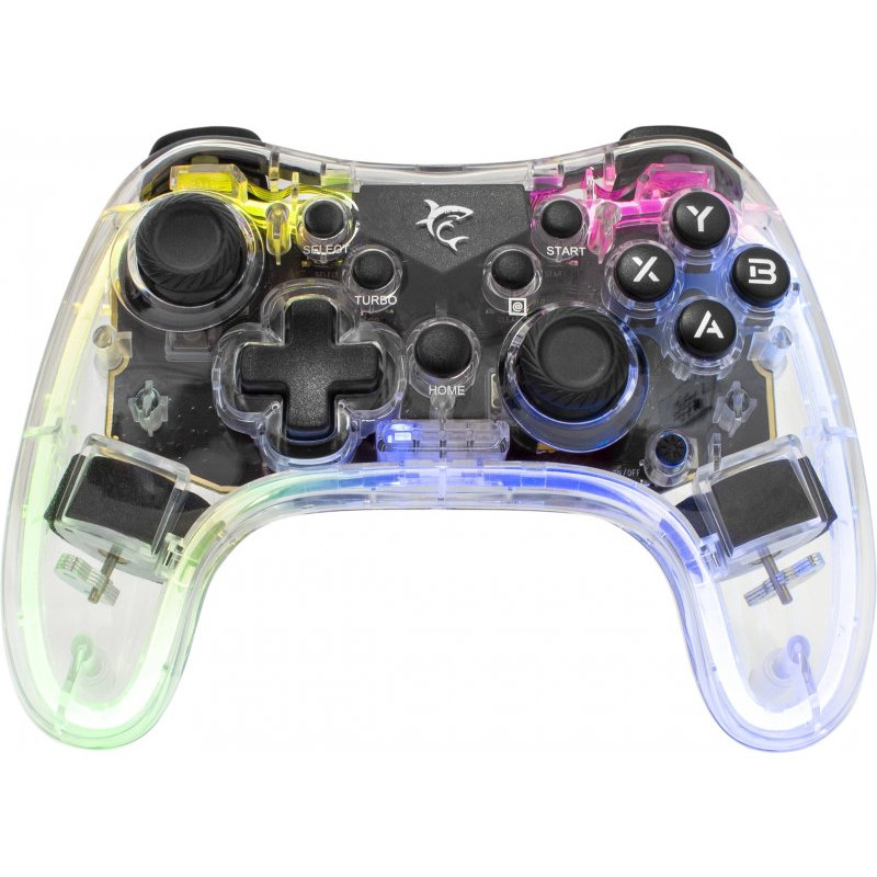 Manette de jeux Bluetooth Sans Fil White Shark LEGION / PS3 et PS4