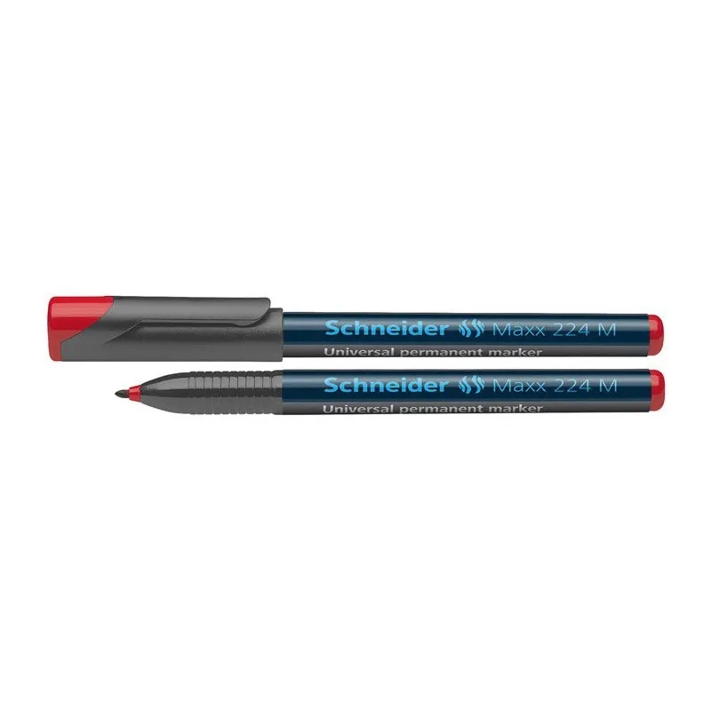 MARQUEUR PERMANENT OHP 224 SCHNEIDER / 1MM / ROUGE