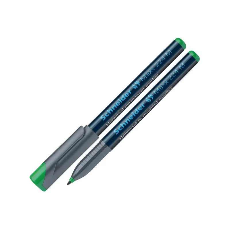 MARQUEUR PERMANENT OHP 224 SCHNEIDER / 1MM/ VERT