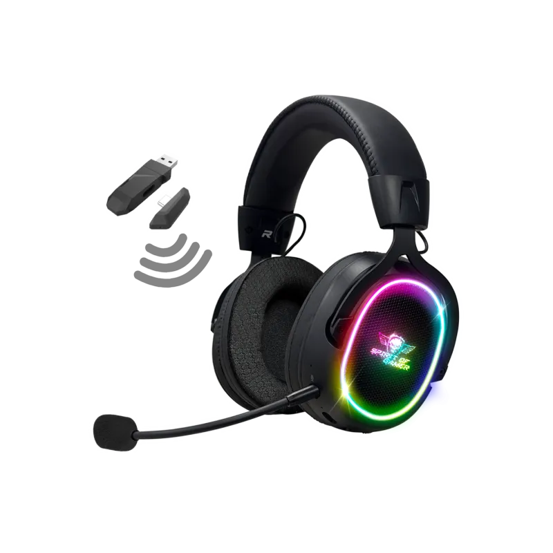 Micro Casque Sans FIL Gamer SPIRIT OF GAMER XPERT- H1200 - Noir
