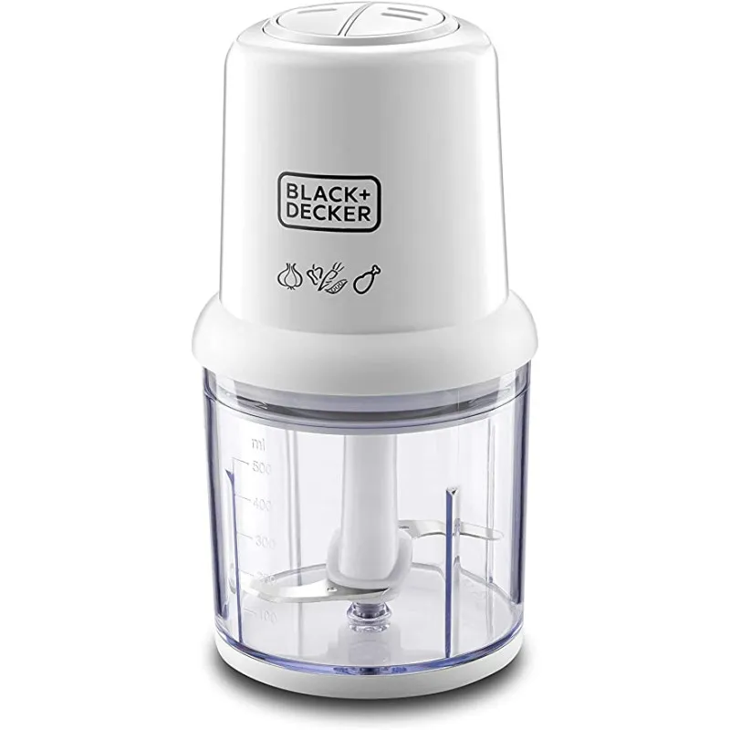 Mini Hachoir BLACK & DECKER SC310-B5 / 300W / Blanc
