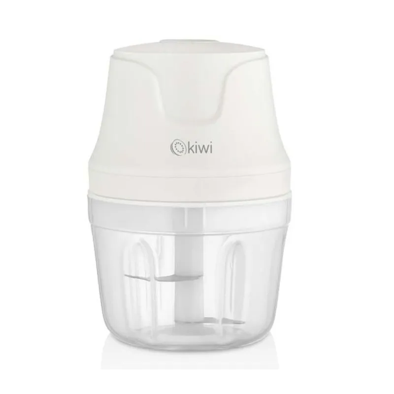 MINI HACHOIR RECHARGEABLE KIWI KC-8203 / 1500W  / BLANC
