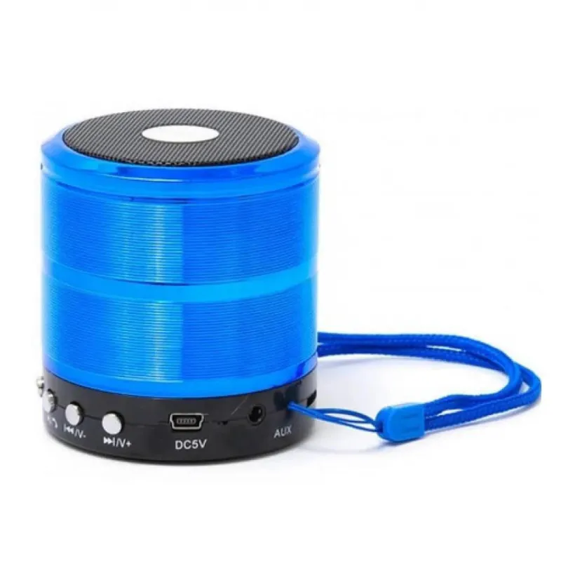 Mini haut parleur Bluetooth WS-887 / Bleu