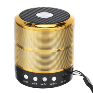 Mini haut parleur Bluetooth WS-887 / Gold