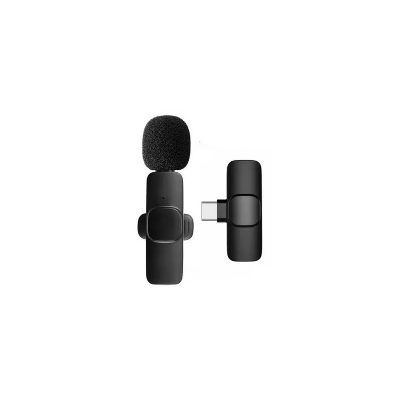 Mini Microphone Sans fil K11 / TYPE-C / Noir