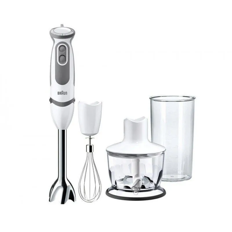 Mixeur Multiquick 3 en 1 Braun MQ535 / Blanc & Gris