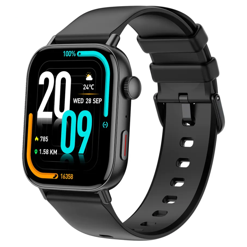 Montre connectée COLMI C8 Max / Silicone / Noir