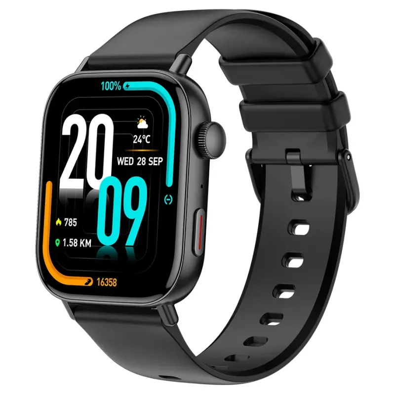 Montre connectée COLMI C8 Max / Silicone / Noir