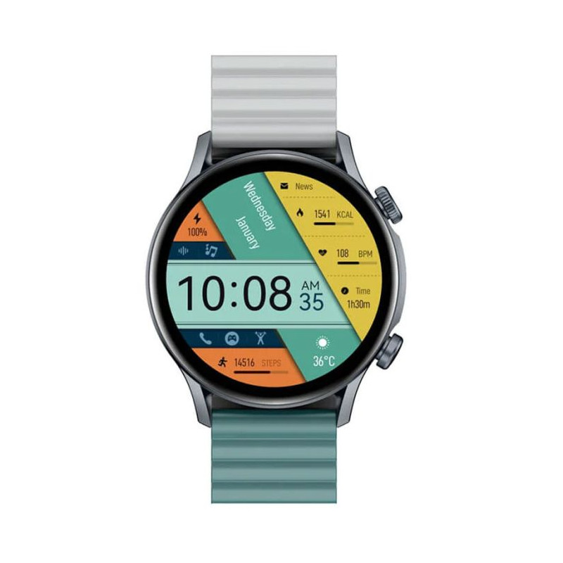 MONTRE CONNECTÉE KIESLECT CALLING WATCH KR PRO LTD / SILVER