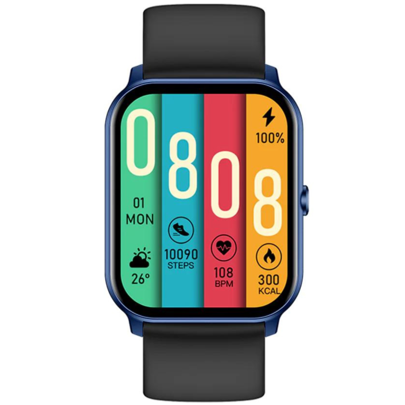 MONTRE CONNECTÉE Kieslect Smart Calling Watch Ks Mini / Noir et Bleu