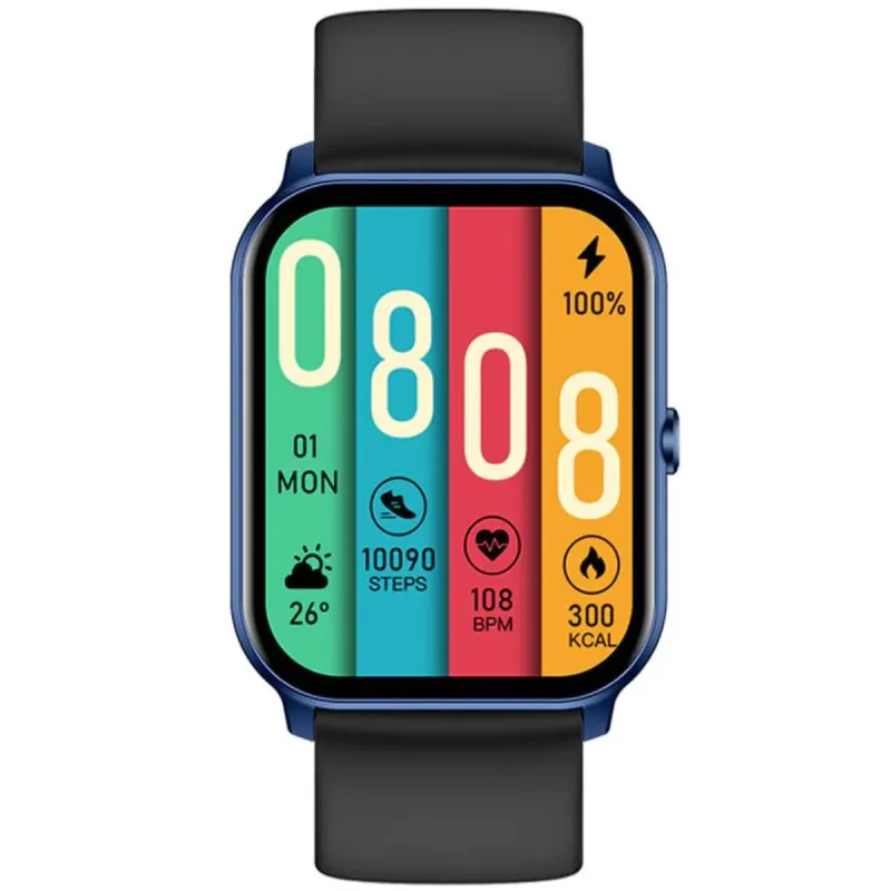 MONTRE CONNECTÉE Kieslect Smart Calling Watch Ks Mini / Noir et Bleu