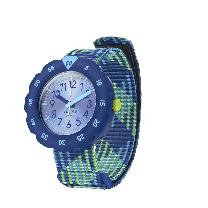 MONTRE FLIK FLAK LOOP IN BLUE