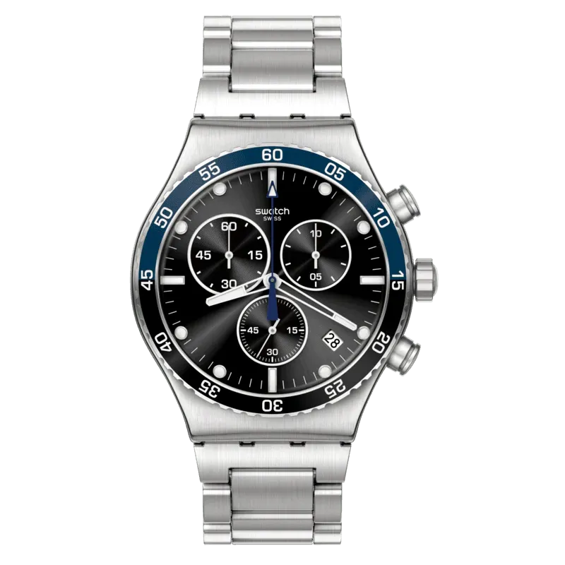 Montre Homme Swatch DARK BLUE IRONY / Gris