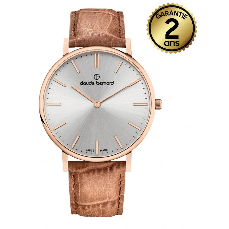 Montre Mixte Claude Bernard Slim line 20219 37RC AIR