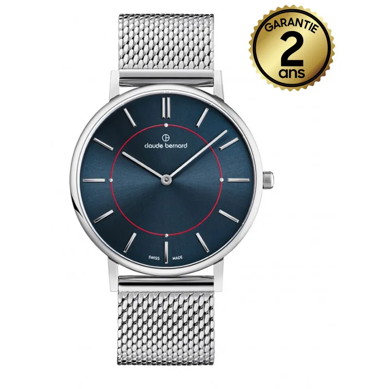 Montre Mixte Claude Bernard Slim line 20219 3M BUINRO