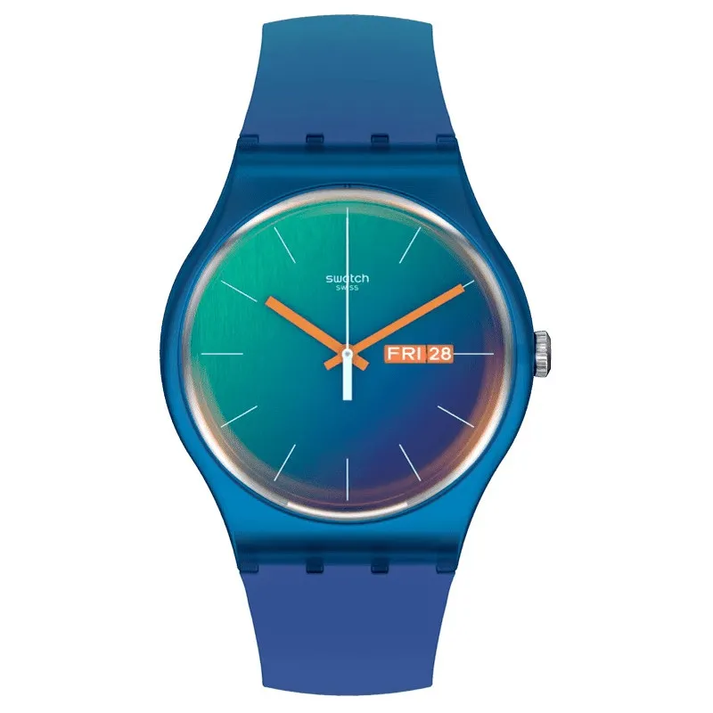 MONTRE MIXTE SWATCH FADE TO TEAL SO29N708