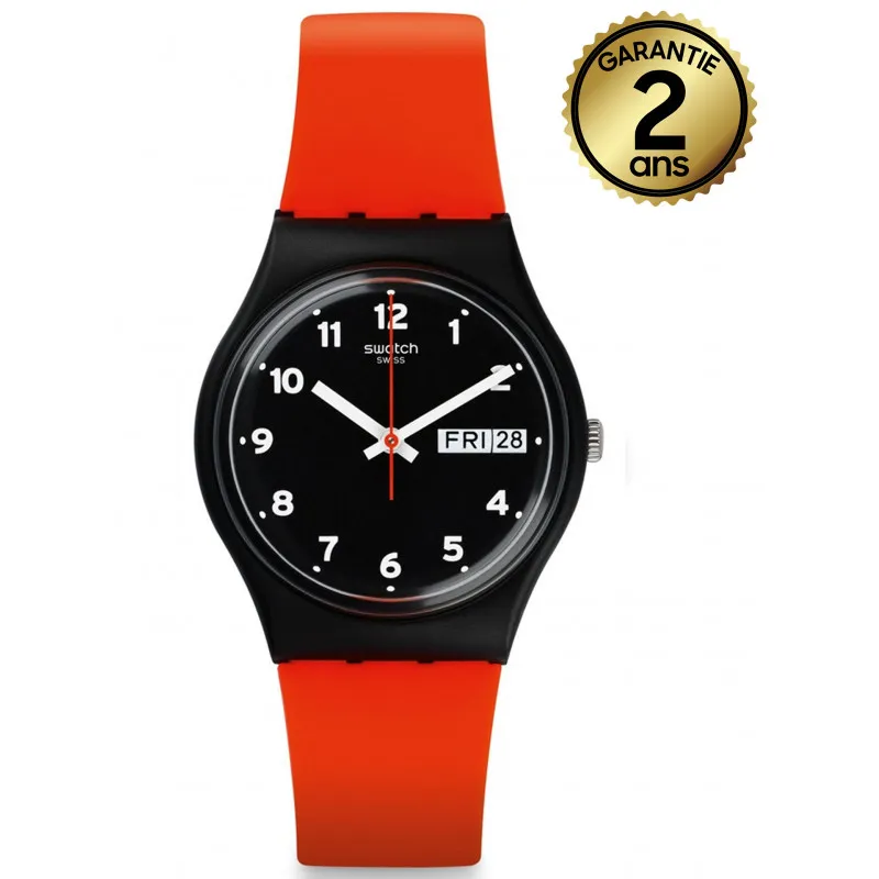 Montre Mixte Swatch RED GRIN GB754