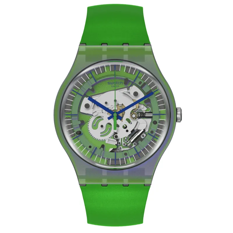 Montre Mixte Swatch SHIMMER GREEN SUOM117