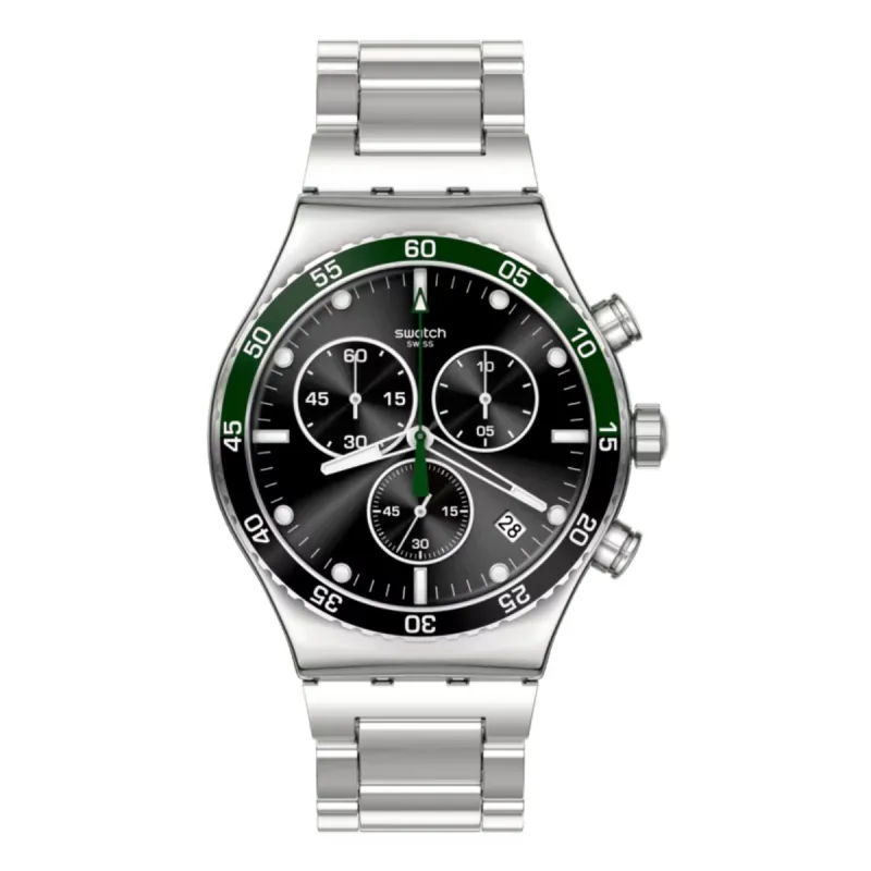 Montre Mixte Unisexe Swatch DARK GREEN IRONY YVS506G / Vert