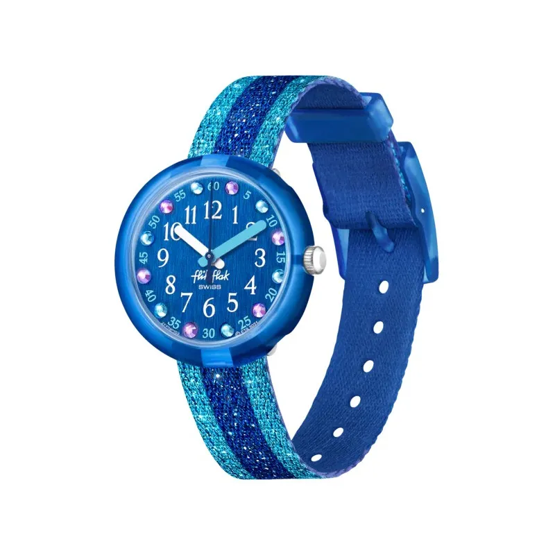 Montre pour enfants FlikFlak Shine Bleu FPNP103