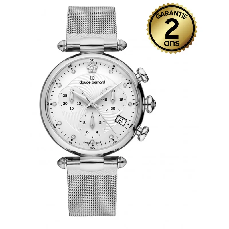 Montre Pour Femme Claude Bernard Dress Code Chronograph 10216 3 APN2