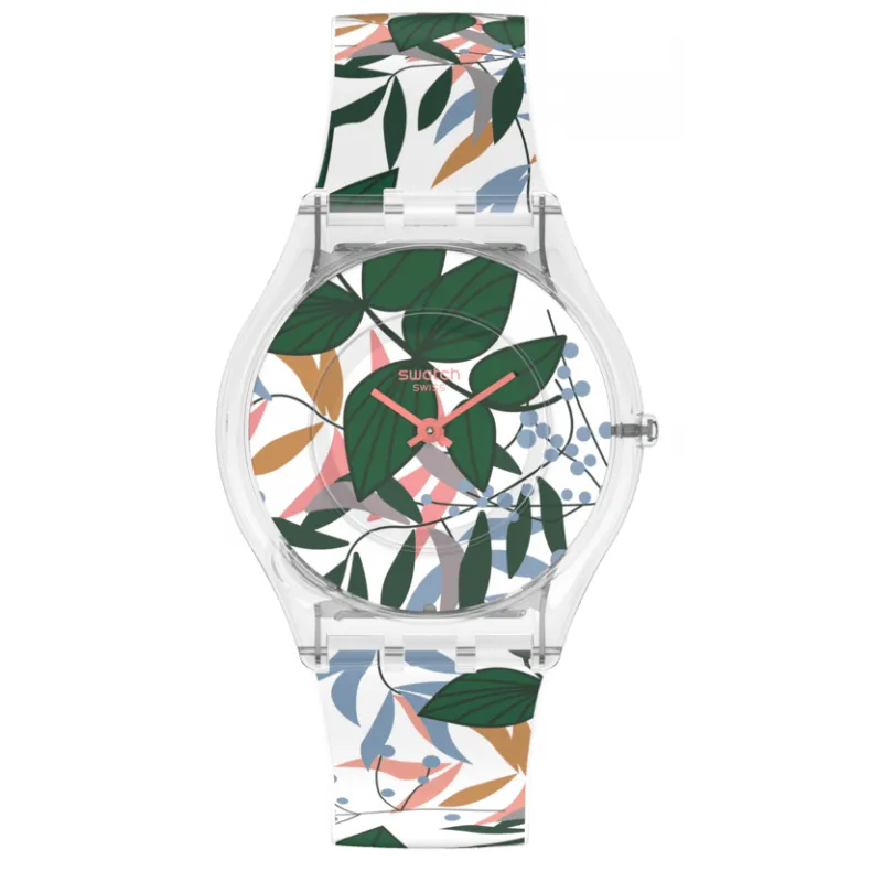 Montre Pour Femme Swatch LEAVES JUNGLE SS08K111