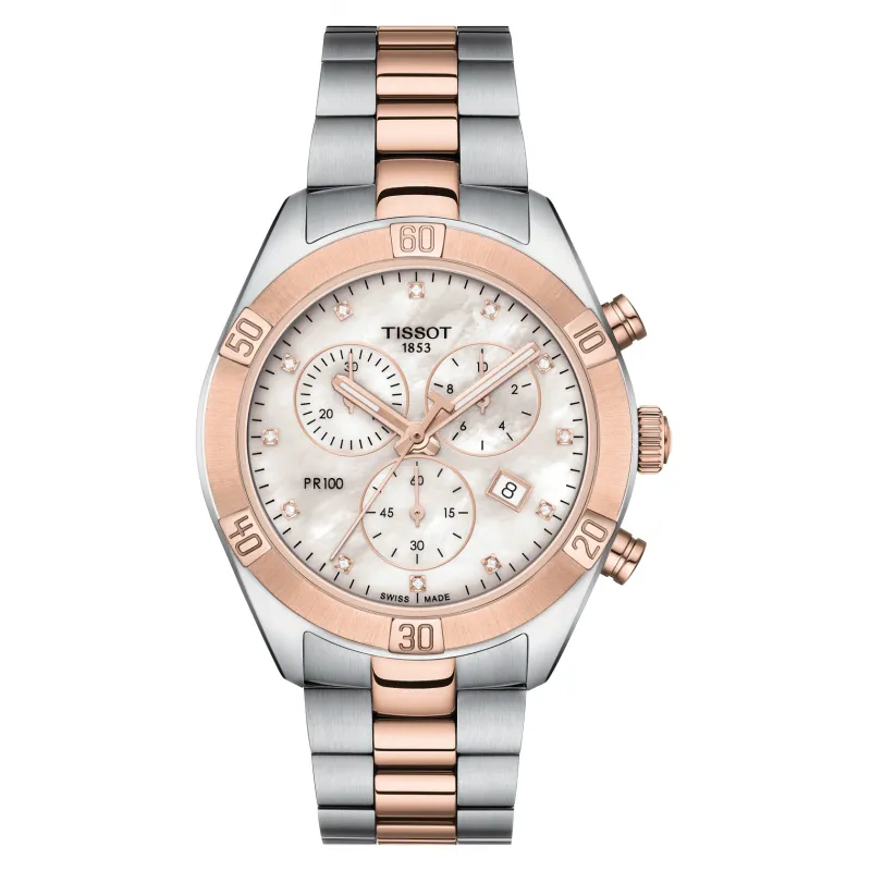 Montre Pour Femme Tissot PR 100 SPORT CHIC CHRONOGRAPH T1019172211600