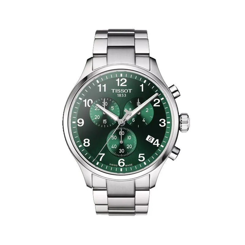 Montre Pour Homme Tissot xl Classic (45mm) cadran vert / acier T1166171109200
