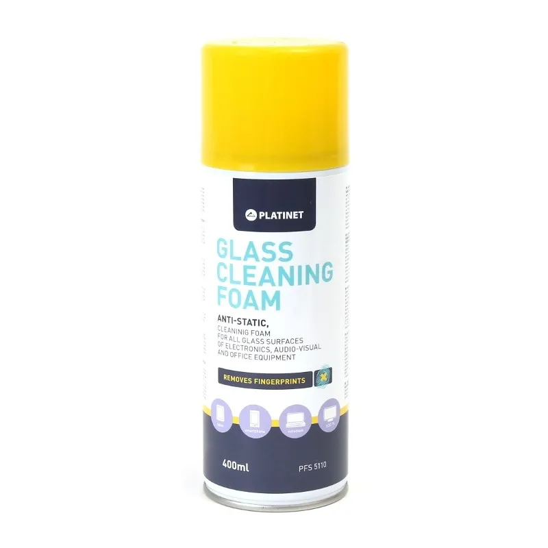 Mousse de nettoyage Platinet pour écrans 400 ml