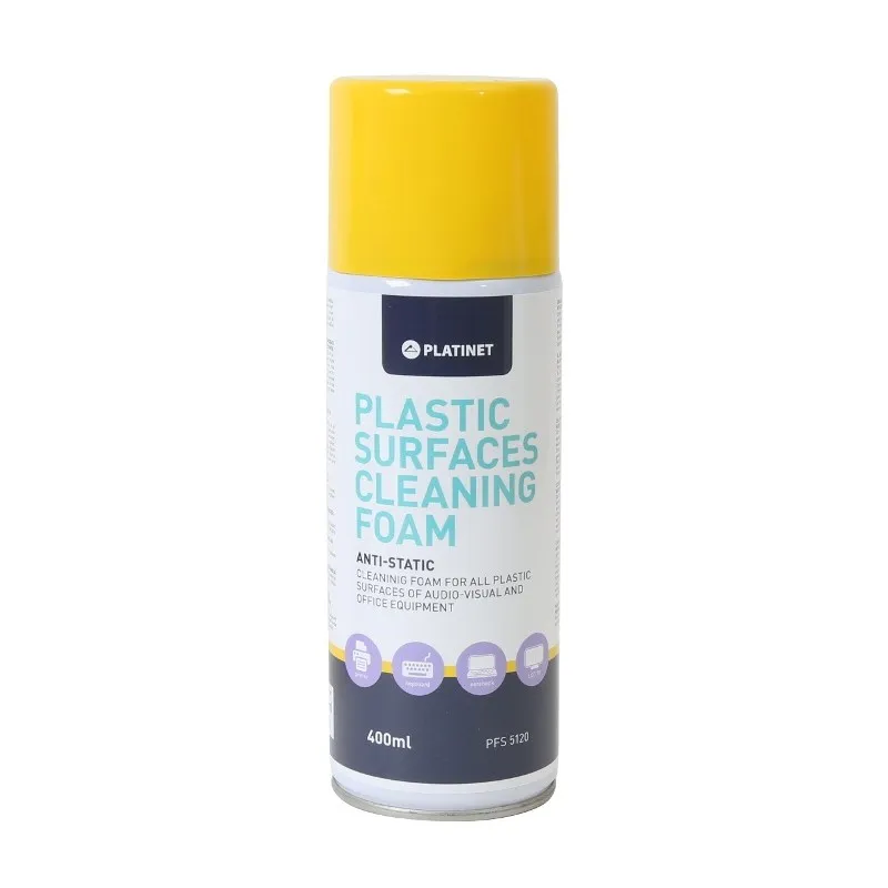 Mousse de nettoyage Platinet pour surfaces plastiques 400 ml