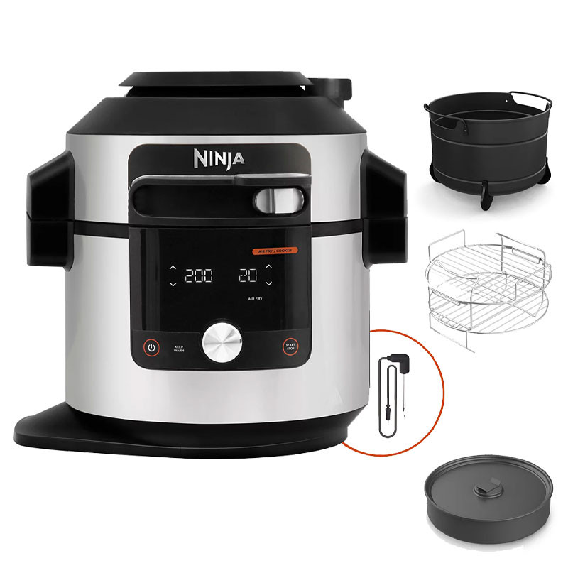 Multi Cuiseur NINJA 14en1 FOODI MAX 7.5Litres / 1760W / Noir et Silver / OL750EU