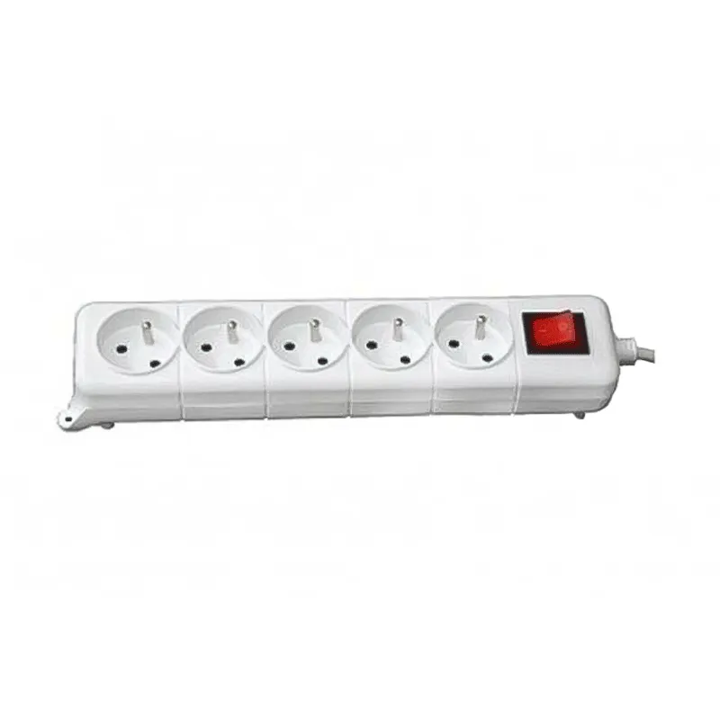 Multiprise SOMEF 5 Modules Avec Interrupteur 1.4M - Blanc