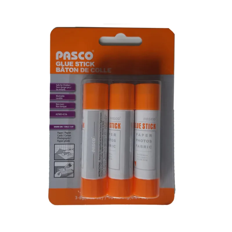 Pack de 3 Baton de colle TUBE STICK PASCO / 8G
