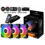 Pack de 3x Ventilateur de Boitier 120 mm Xigmatek Galaxy III Royal / ARGB