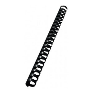 PACK DE 50 RELIEURES SPIRALE PALSTIQUE 25 MM / Noir