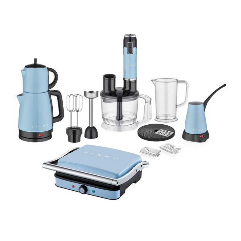 Pack Premium inox Beige SINBO / Bleu