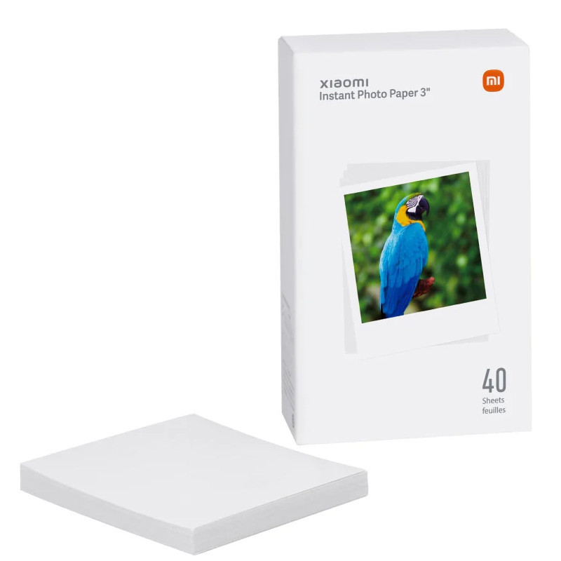 Papier Photo Instantané XIAOMI / 3 Pouces / 40 Feuilles