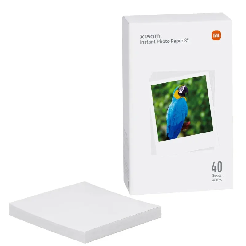 Papier Photo Instantané XIAOMI / 3 Pouces / 40 Feuilles