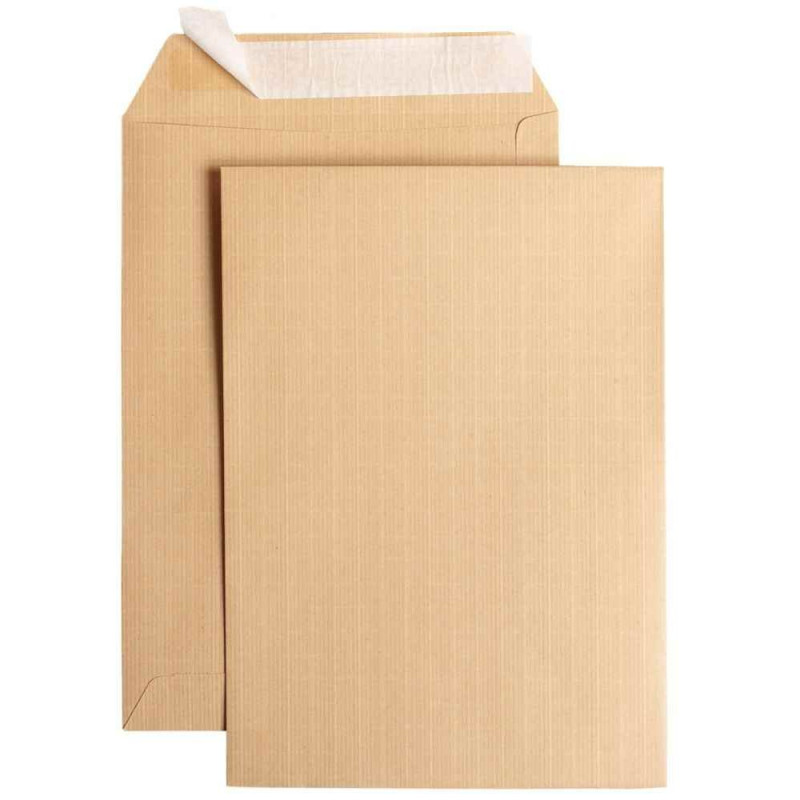 PAQUET DE 250 POCHETTES KRAFT 229X324 MM