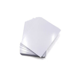 Paquet de 50 feuilles de carte PVC (Badge PVC) / A4-250GR / blanc