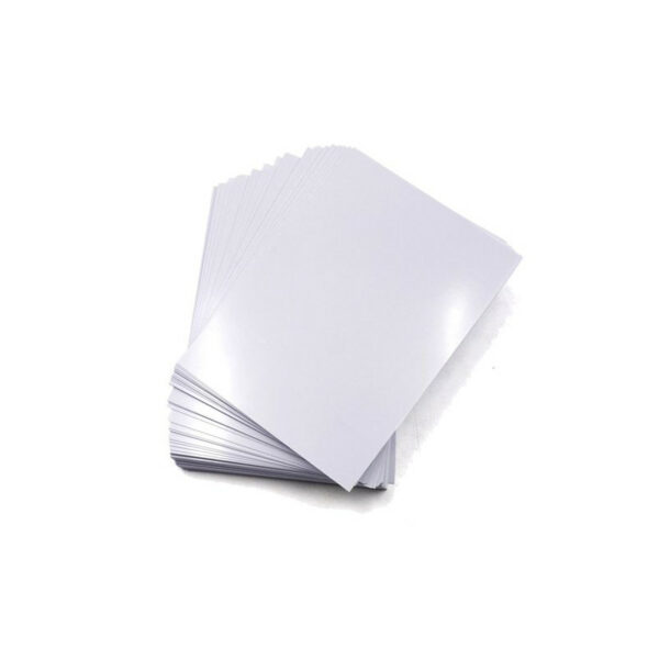 Paquet de 50 feuilles de carte PVC (Badge PVC) / A4-250GR / blanc